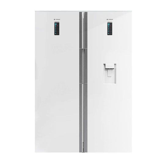 یخچال و فریزر دوقلو هایپر اسنوا مدل SN5-SN6-1019GW
